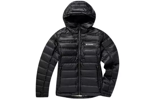 Пуховик женский черный Columbia