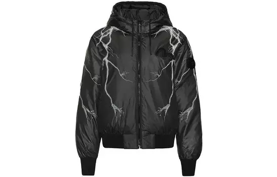 Пуховик женский черный Evisu