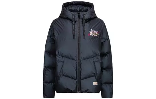 Пуховик женский черный Evisu