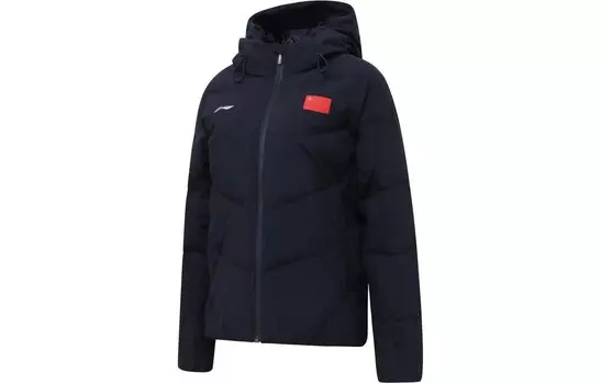 Пуховик женский черный Lining
