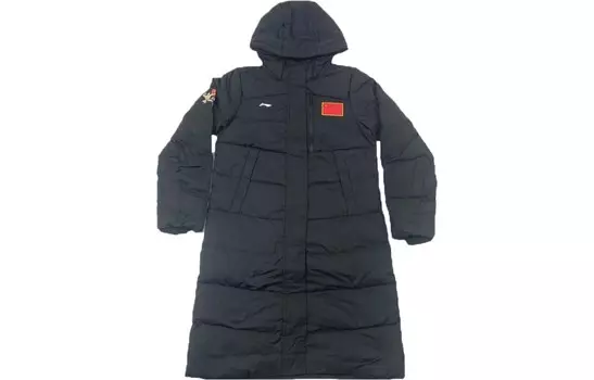 Пуховик женский черный Lining