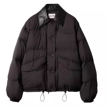 Пуховик женский черный Miu Miu