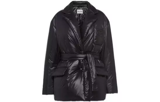 Пуховик женский черный Miu Miu