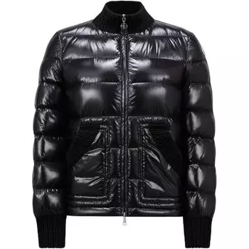 Пуховик женский черный Moncler