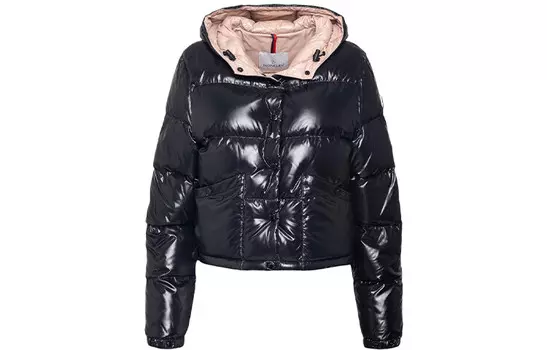 Пуховик женский черный Moncler
