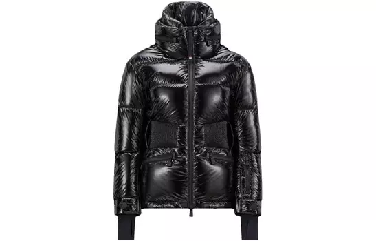 Пуховик женский черный Moncler