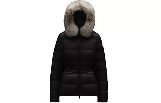 Пуховик женский черный Moncler