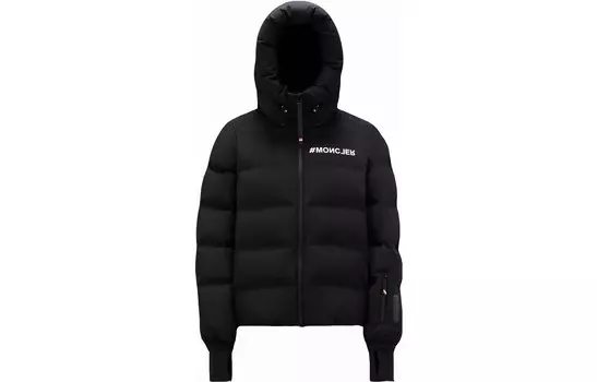 Пуховик женский черный Moncler