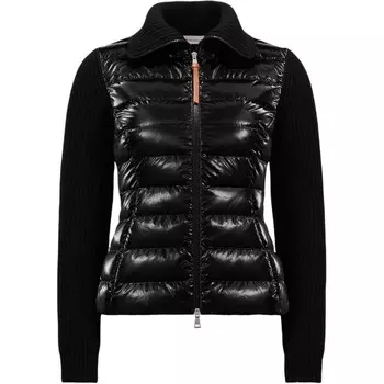Пуховик женский черный Moncler