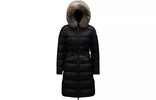 Пуховик женский черный Moncler