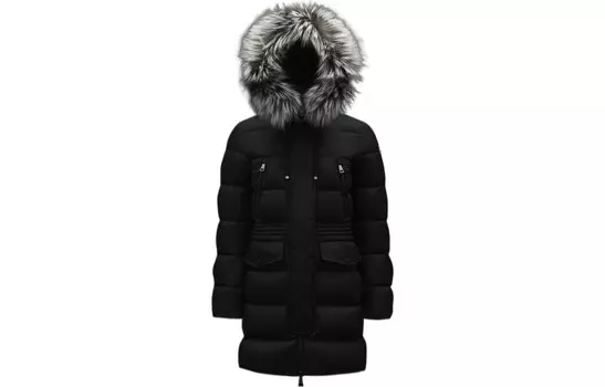 Пуховик женский черный Moncler