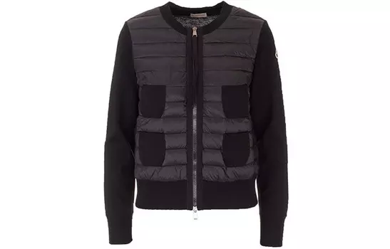 Пуховик женский черный Moncler