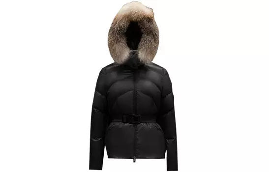 Пуховик женский черный Moncler