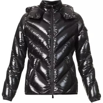 Пуховик женский черный Moncler