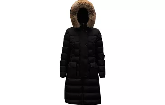 Пуховик женский черный Moncler