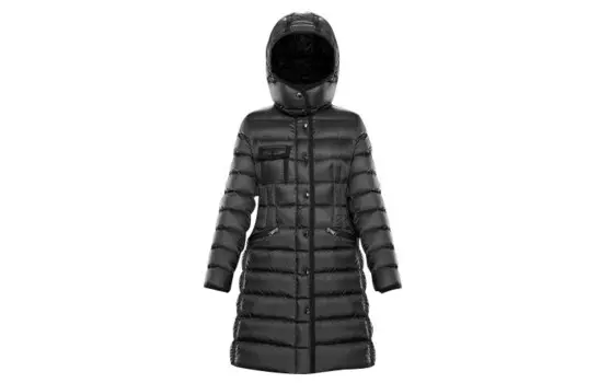 Пуховик женский черный Moncler