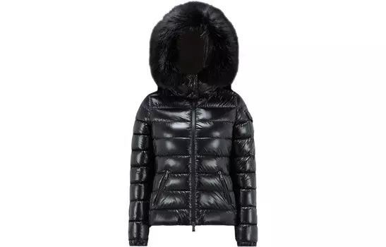Пуховик женский черный Moncler