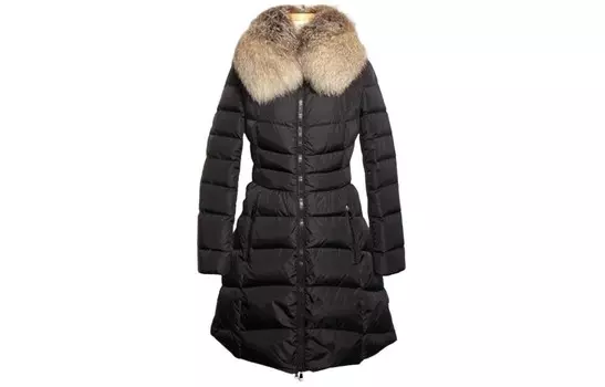 Пуховик женский черный Moncler