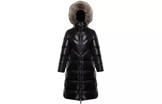 Пуховик женский черный Moncler