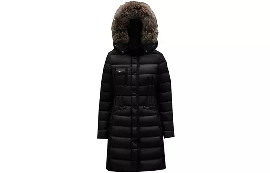 Пуховик женский черный Moncler