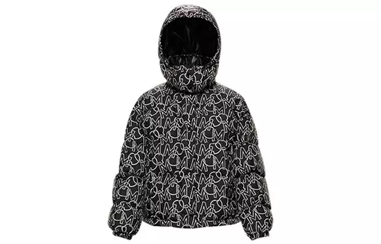 Пуховик женский черный Moncler