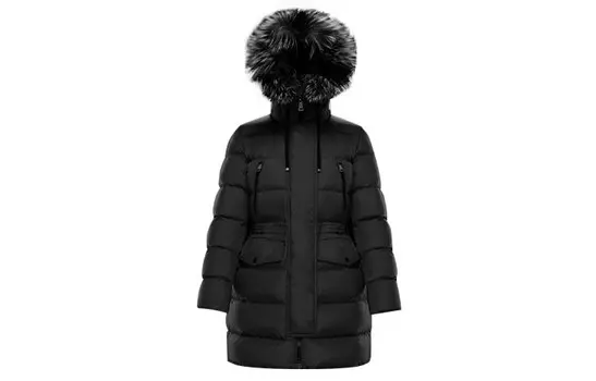 Пуховик женский черный Moncler