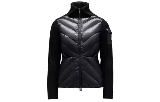 Пуховик женский черный Moncler