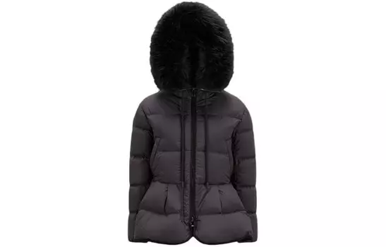 Пуховик женский черный Moncler