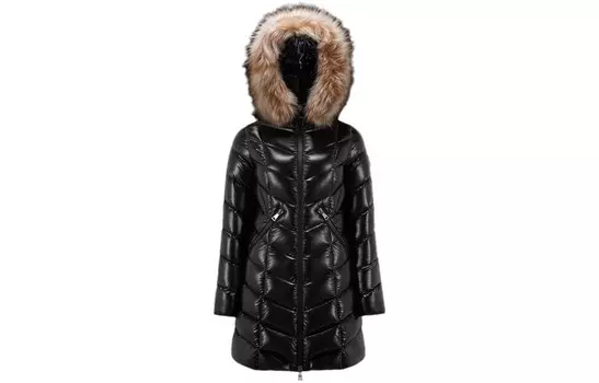 Пуховик женский черный Moncler