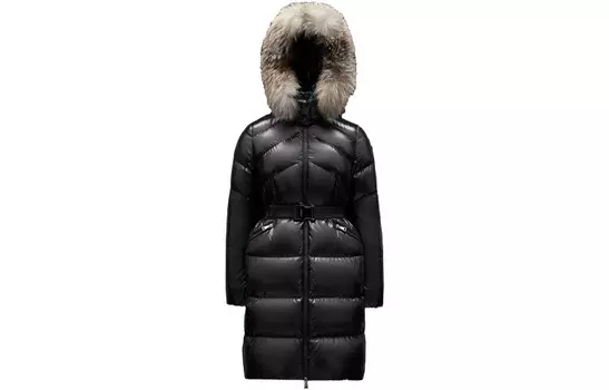 Пуховик женский черный Moncler
