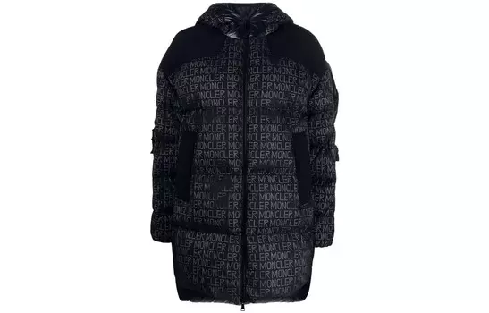 Пуховик женский черный Moncler