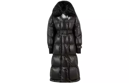 Пуховик женский черный Moncler
