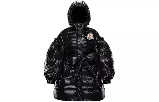 Пуховик женский черный Moncler