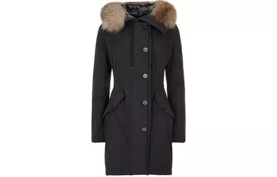 Пуховик женский черный Moncler