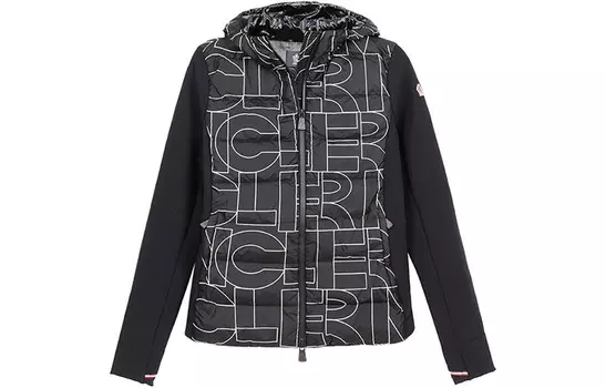 Пуховик женский черный Moncler
