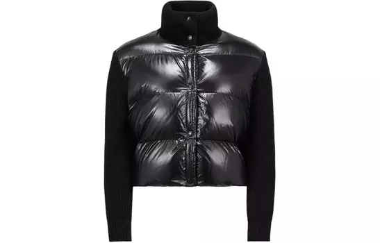 Пуховик женский черный Moncler