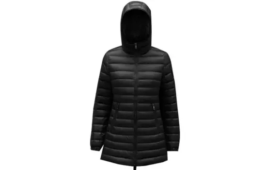 Пуховик женский черный Moncler