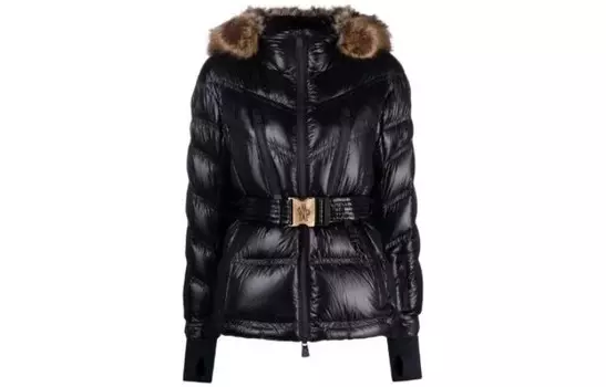Пуховик женский черный Moncler