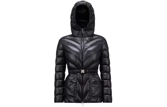 Пуховик женский черный Moncler