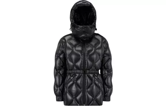 Пуховик женский черный Moncler