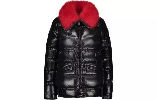 Пуховик женский черный Moncler