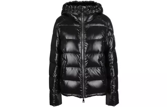 Пуховик женский черный Moncler
