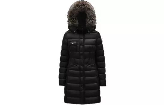 Пуховик женский черный Moncler