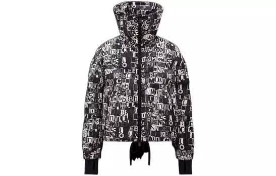 Пуховик женский черный Moncler