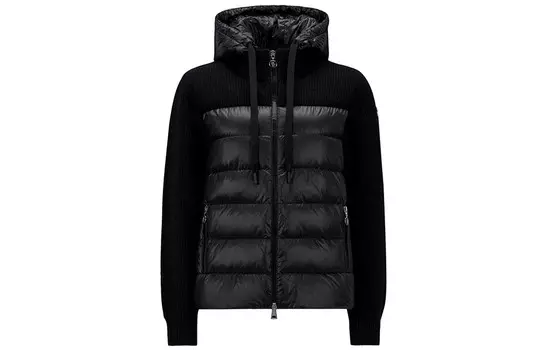 Пуховик женский черный Moncler