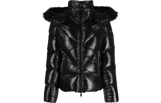 Пуховик женский черный Moncler