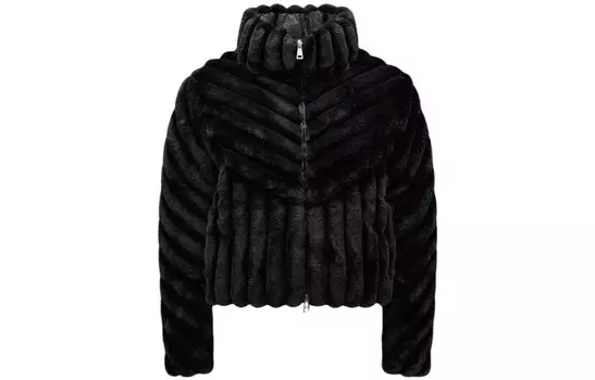 Пуховик женский черный Moncler