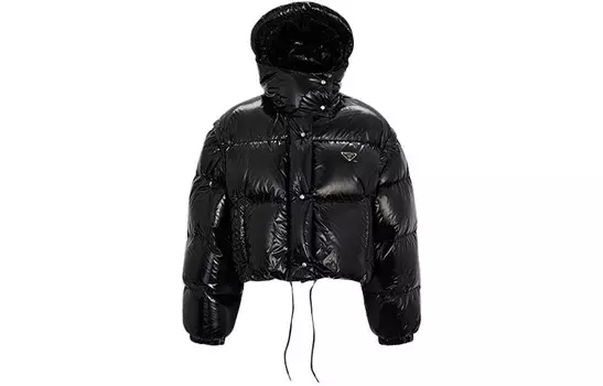 Пуховик женский черный Prada