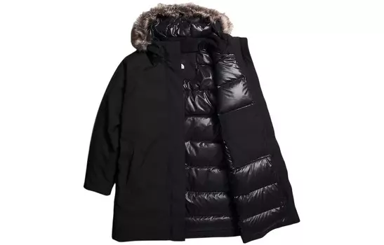Пуховик женский черный The North Face