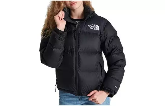Пуховик женский черный The North Face
